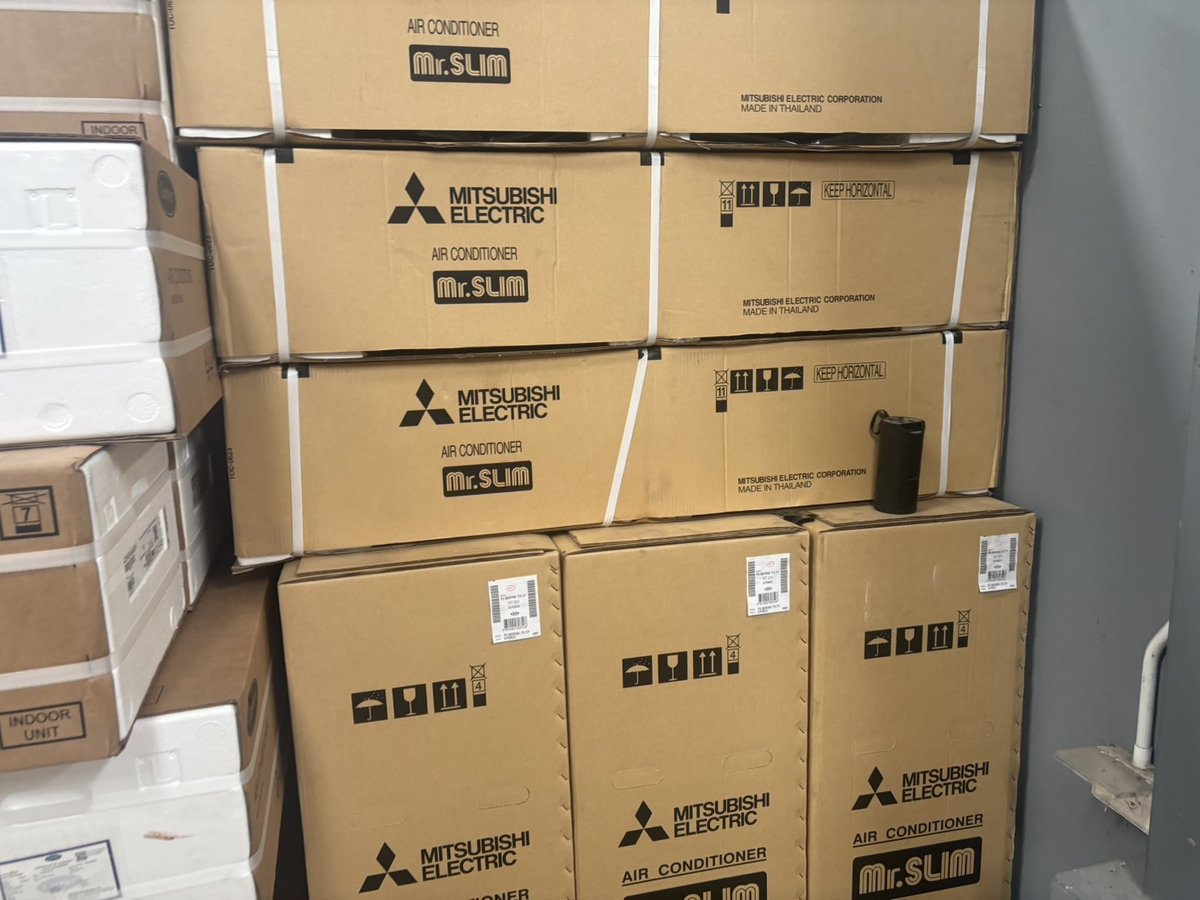 อะไหล่และเครื่องปรับอากาศ Mitsubishi Electric สต๊อกพร้อมส่ง
